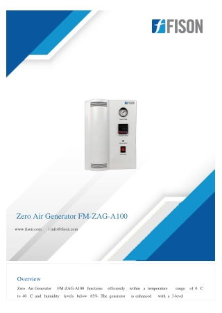 Zero Air Generator FM-ZAG-A100