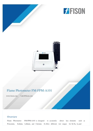 Flame Photometer FM-FPM-A101