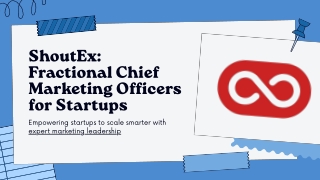 ShoutEx Fractional Chief Marketing Officers for Startups