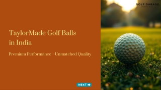 TaylorMade Golf Balls in India
