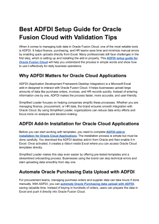 Simplified Loader  August 9