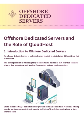 Offshore Dedicated Server