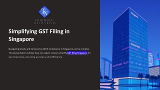 Simplifying GST Filing in Singapore