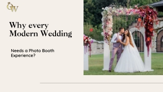 Why every Modern Wedding Needs a Photo Booth Experience?