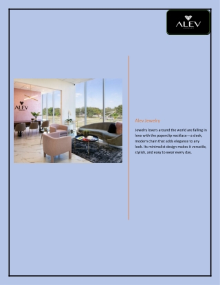 Why is the Paperclip Necklace a Must-Have Accessory?