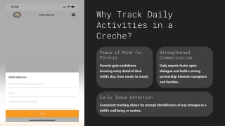 Creche daily activity tracker