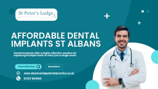 Affordable Dental Implants St Albans
