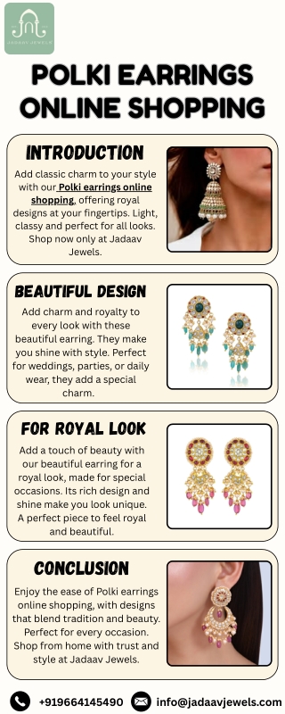 Polki Earrings Online Shopping