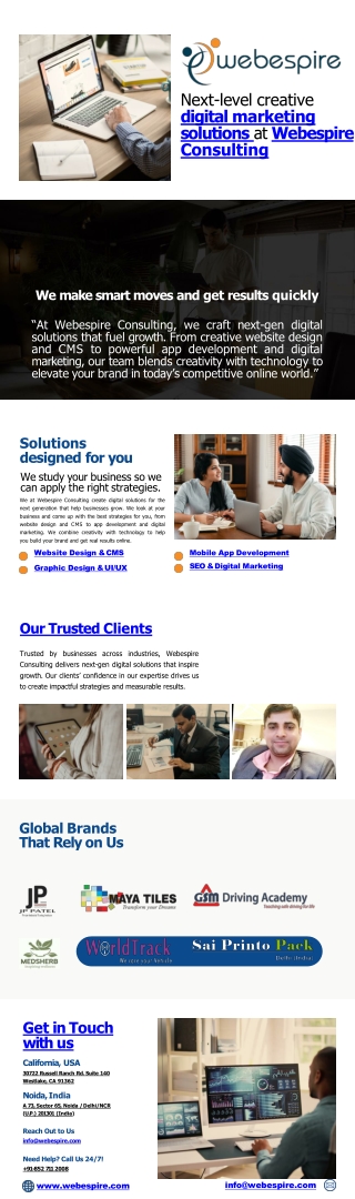 Smart Website Design, Mobile Apps, SEO & Digital Marketing – All in one place