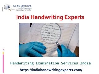 Signature Matching Services India – India Handwriting Expert