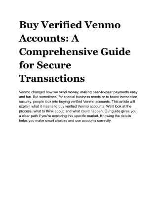 Top-Reasons-to-Buy-Verified-Venmo-Account-in-2025-2026