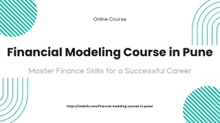 Financial Modeling Course in Pune