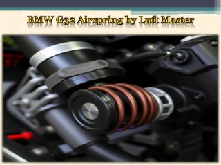 BMW G32 Airspring by Luft Master