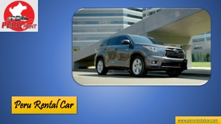 Peru Rental Car