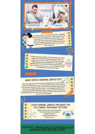 General Dentist vs. Specialist Do You Know Who Your Teeth Really Need