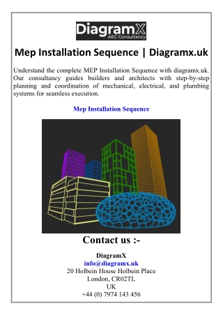 Mep Installation Sequence  Diagramx.uk