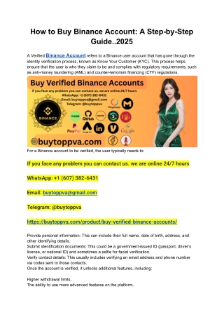 How to Buy Binance Account_ A Step-by-Step Guide..2025