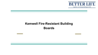 Kemwell Fire-Resistant Building Boards