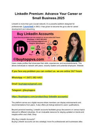 LinkedIn Premium_ Advance Your Career or Small Business.2025