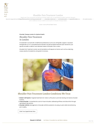 Shoulder Pain Treatment London _ Shoulder Clinic London