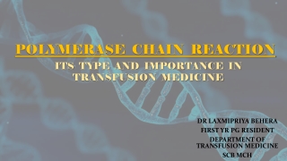 pcr in Transfusion medicine