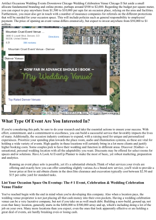 Event Venues In Chicago, Il 600 Venues Pricing Accessibility