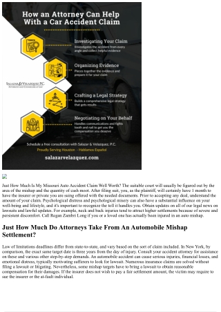 How Much Can Somebody Demand A Cars And Truck Accident? Kerner Legislation Team,