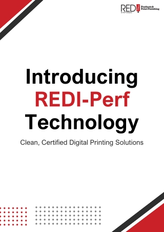 Introducing REDI-Perf Technology
