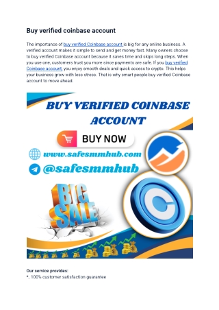 5 Easy Ways To Buy verified coinbase account In Online