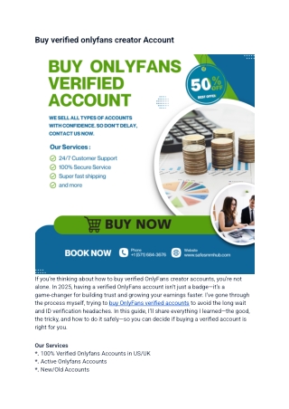 Best 7 side to buy verified onlyfans creator Account in 2026_