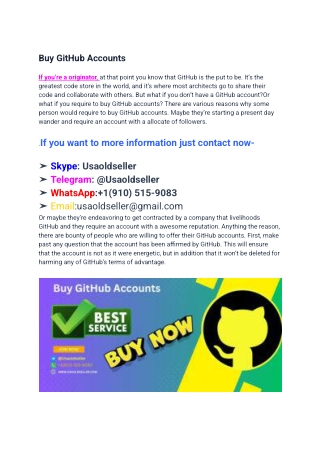 Buy GitHub Accounts (3)