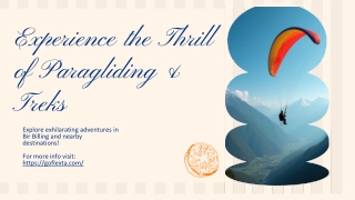 Bir Billing Paragliding Himachal Pradesh