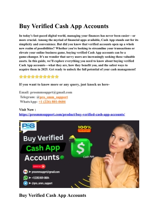 Top 10 Reliable Sources to Buy Verified Cash App Accounts – Fast and Affordable