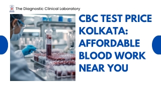 Cbc Test Price Kolkata: Affordable Blood Work Near You