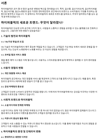 하이퍼블릭의 새로운 트렌드: 무엇이 달라졌나?