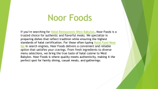 Noor Foods