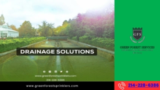 Top Dallas Landscape Drainage Solutions - Installation Services