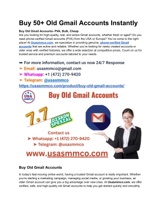 aHow to Buy Old Gmail Accounts Without Risk