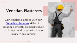 Venetian Plasterers