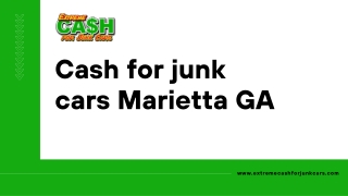 Get Top Cash for Junk Cars in Marietta GA – Fast & Easy Deals
