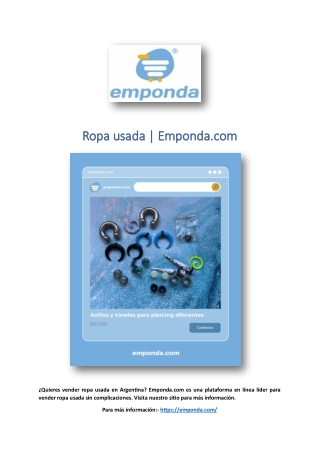 Ropa usada | Emponda.com