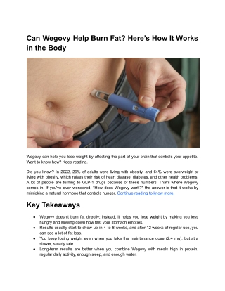 Can Wegovy Help Burn Fat_ Here’s How It Works in the Body