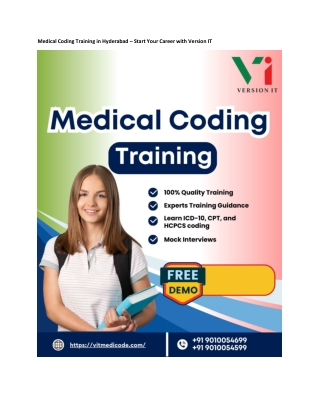 Medical Coding Training in Hyderabad