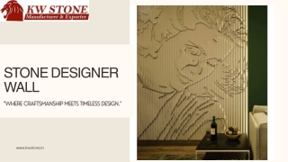 Stone designer wall - KW Stone