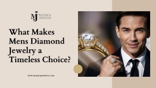 Why Should You Consider Mens Diamond Jewelry? | Monica Jewelers