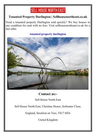 Tenanted Property Darlington Sellhousenortheast.co.uk