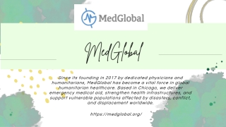 Lifesaving Impact of Humanitarian Health Organizations