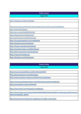 August 2025 Free backlinks