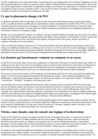 PLV en pharmacie : spécificités et bonnes pratiques