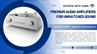 Best-in-Class Audio Amplifier for Delivering Steady and Crisp Voice Quality